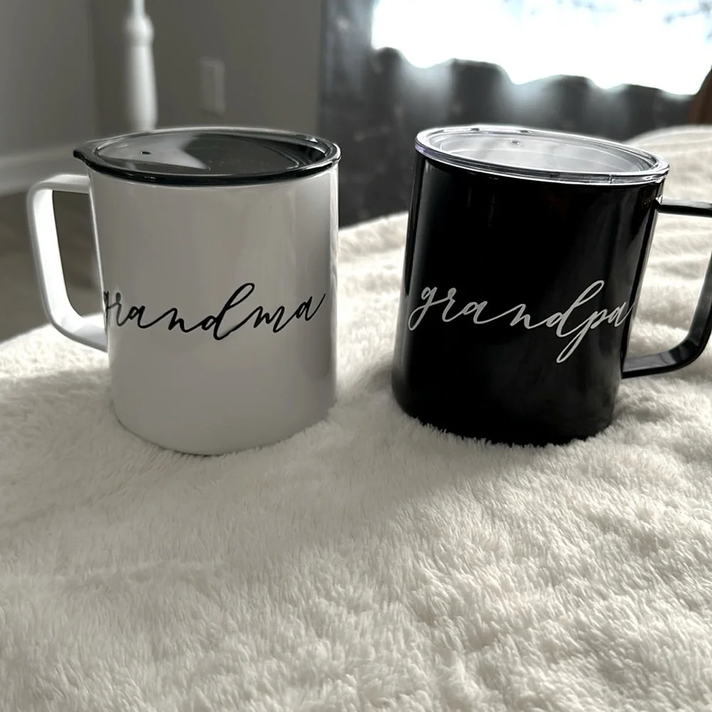Cute grandpa and grandma tumblers - Picture 1 of 5